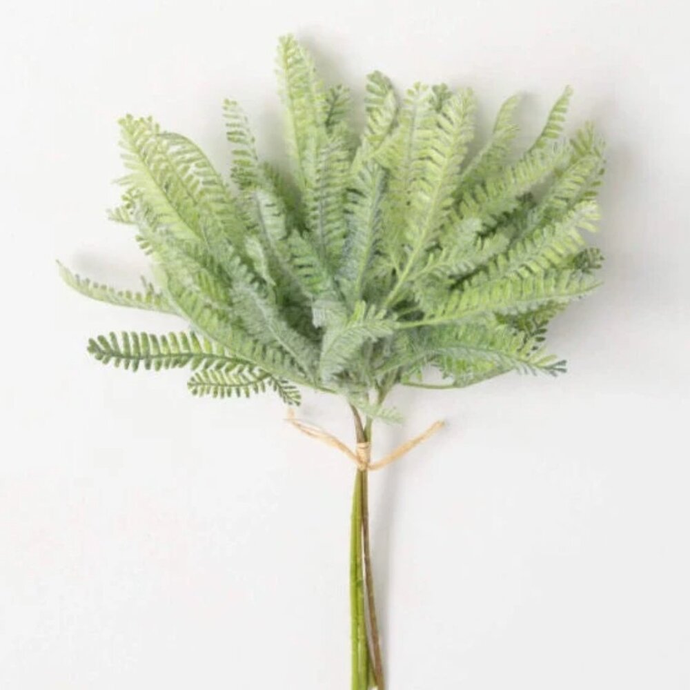 Fuzzy Mini Fern Bouquet - Faux Fern Bundle - Faux Fern - Fake House Plant